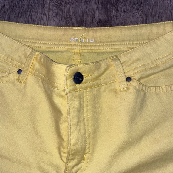 Yellow Ankle Denim Jeans - Picture 2 of 6